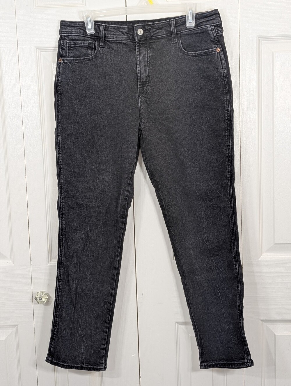 Old Navy: High Rise Vintage Slim Jeans - Black - Size 12